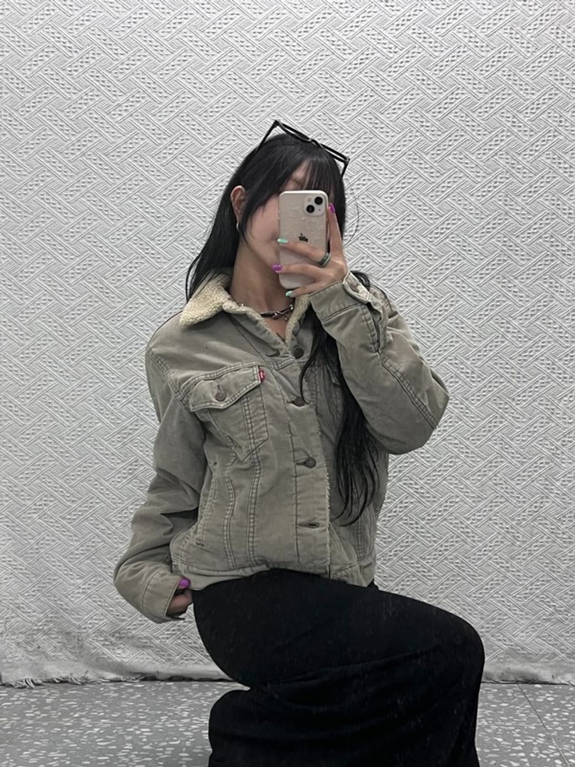 리바이스 빈티지 컨트리 트러커 양털 자켓 S C07048 상품이미지2