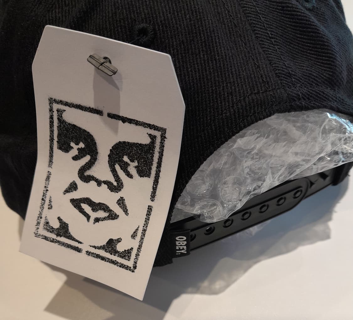 💥(새상품) 오베이 월드와이드 스냅백 (블랙)  상품이미지4