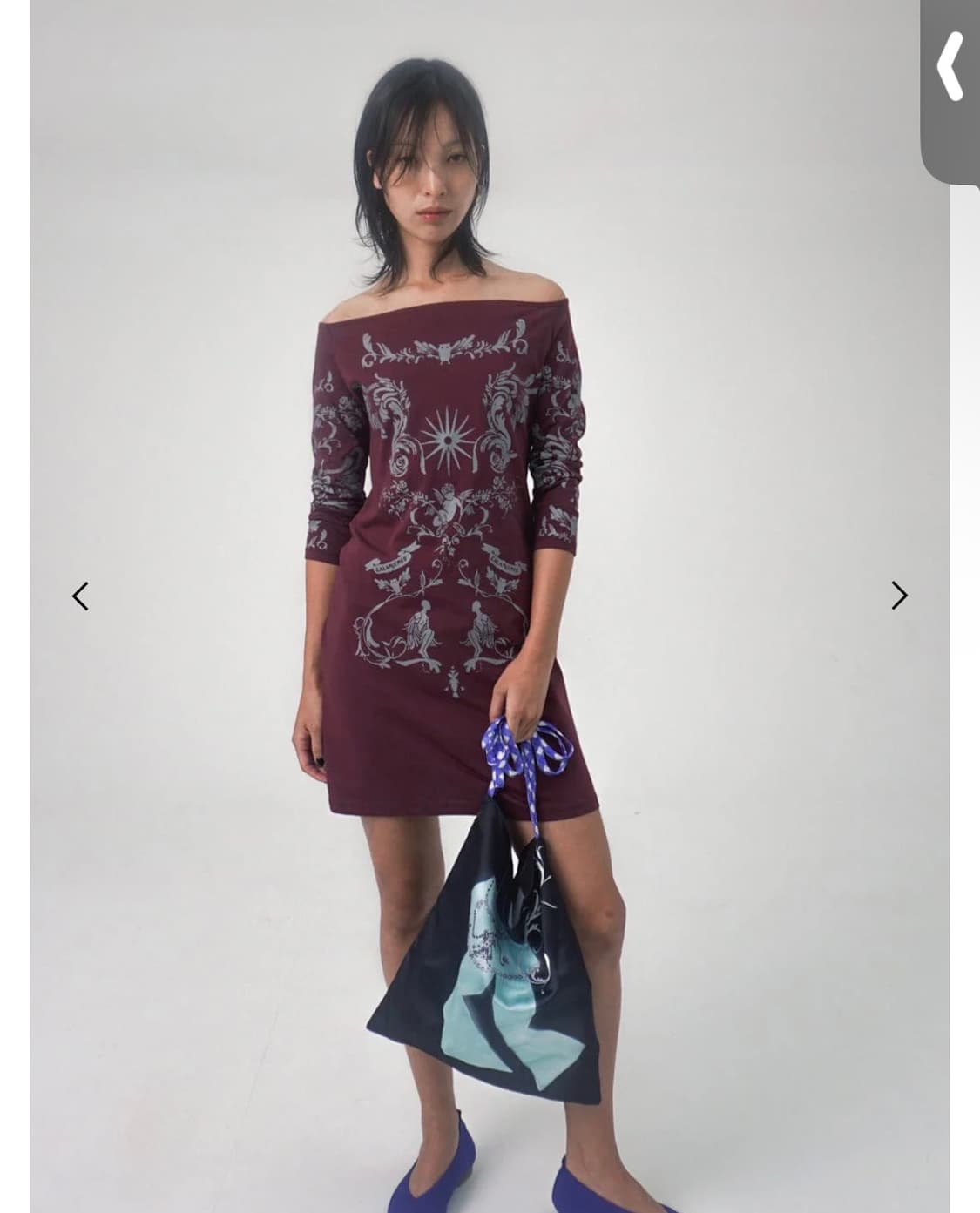 라라미미) Orbit Dress Burgundy 38 상품이미지2