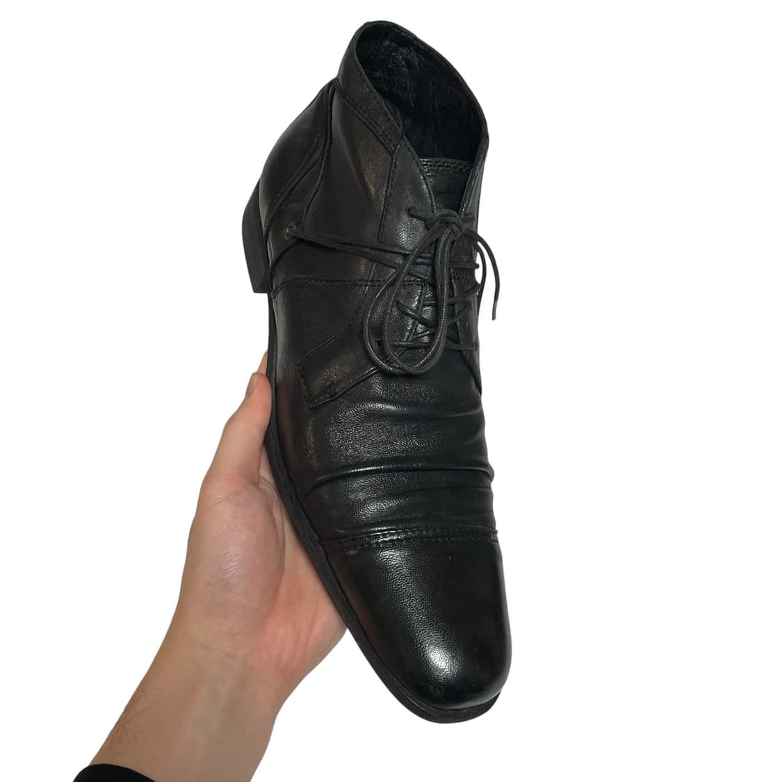 훕데두 주름가공 처커부츠 상품이미지5