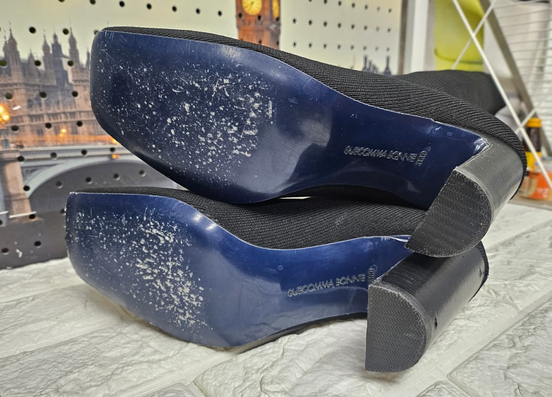 슈콤마보니 여성 니트 롱부츠 240 스판 삭스 타이즈 힐롱부츠 LB49 상품이미지5