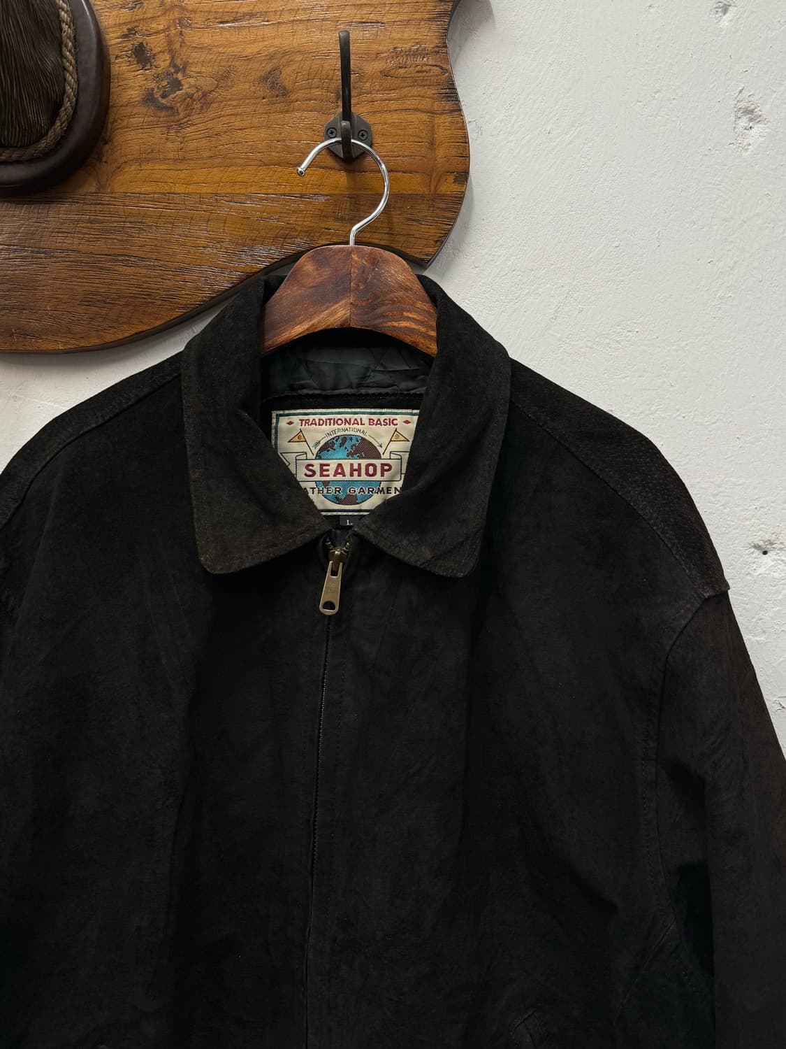 L) SEAHOP Traditional Basic Leather Jack 상품이미지1