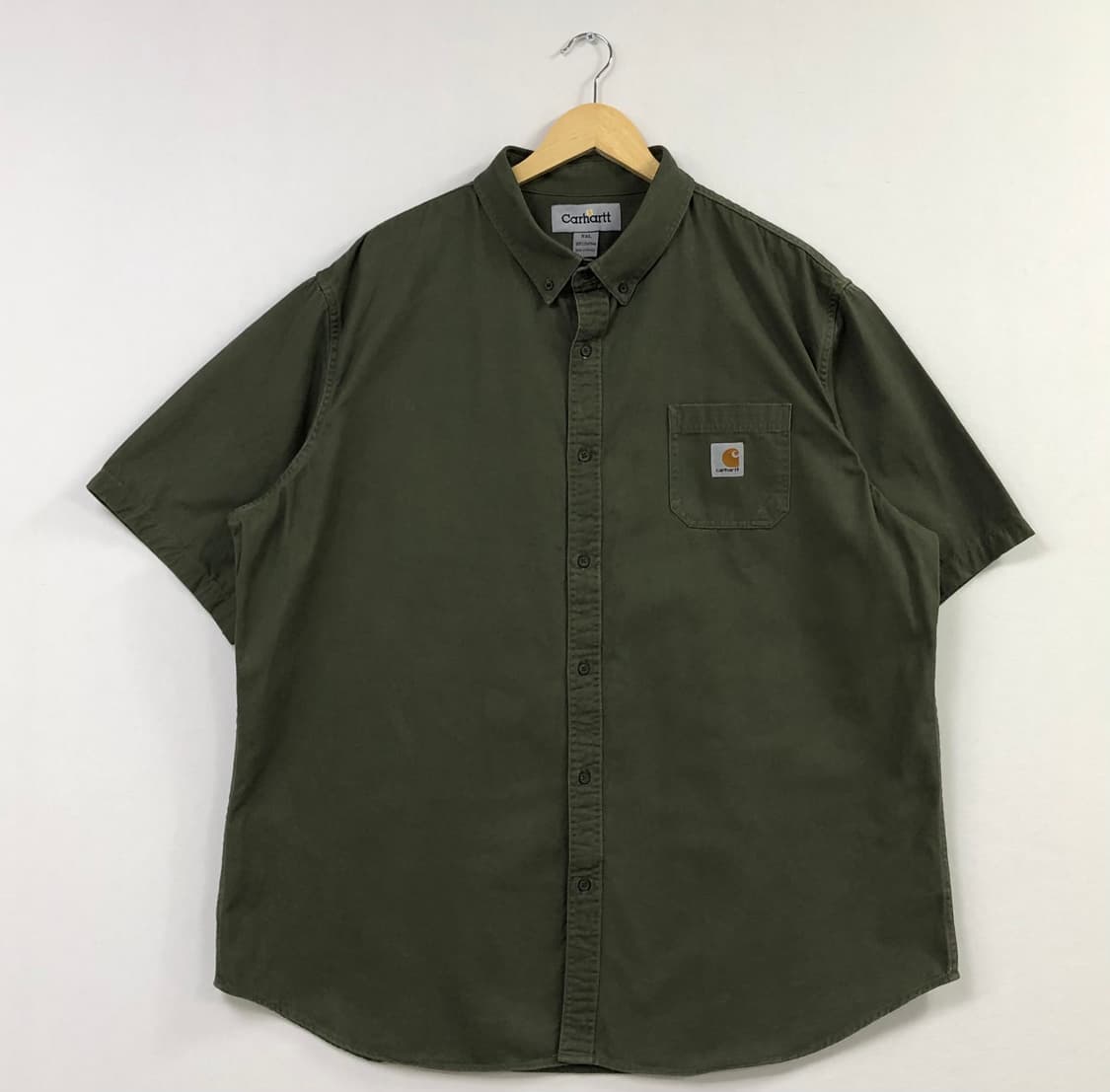 Xxl 칼하트 카키 워크 셔츠 상품이미지2
