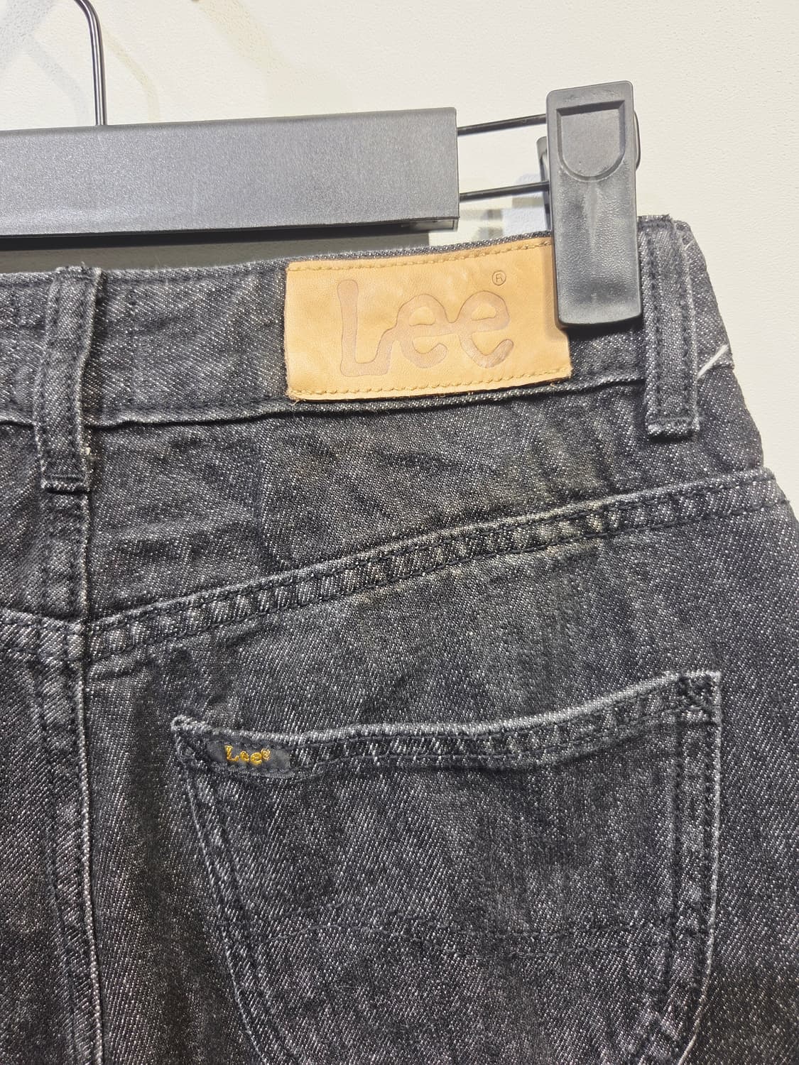 Lee 리 와이드핏 블랙 데님 진_24 상품이미지7