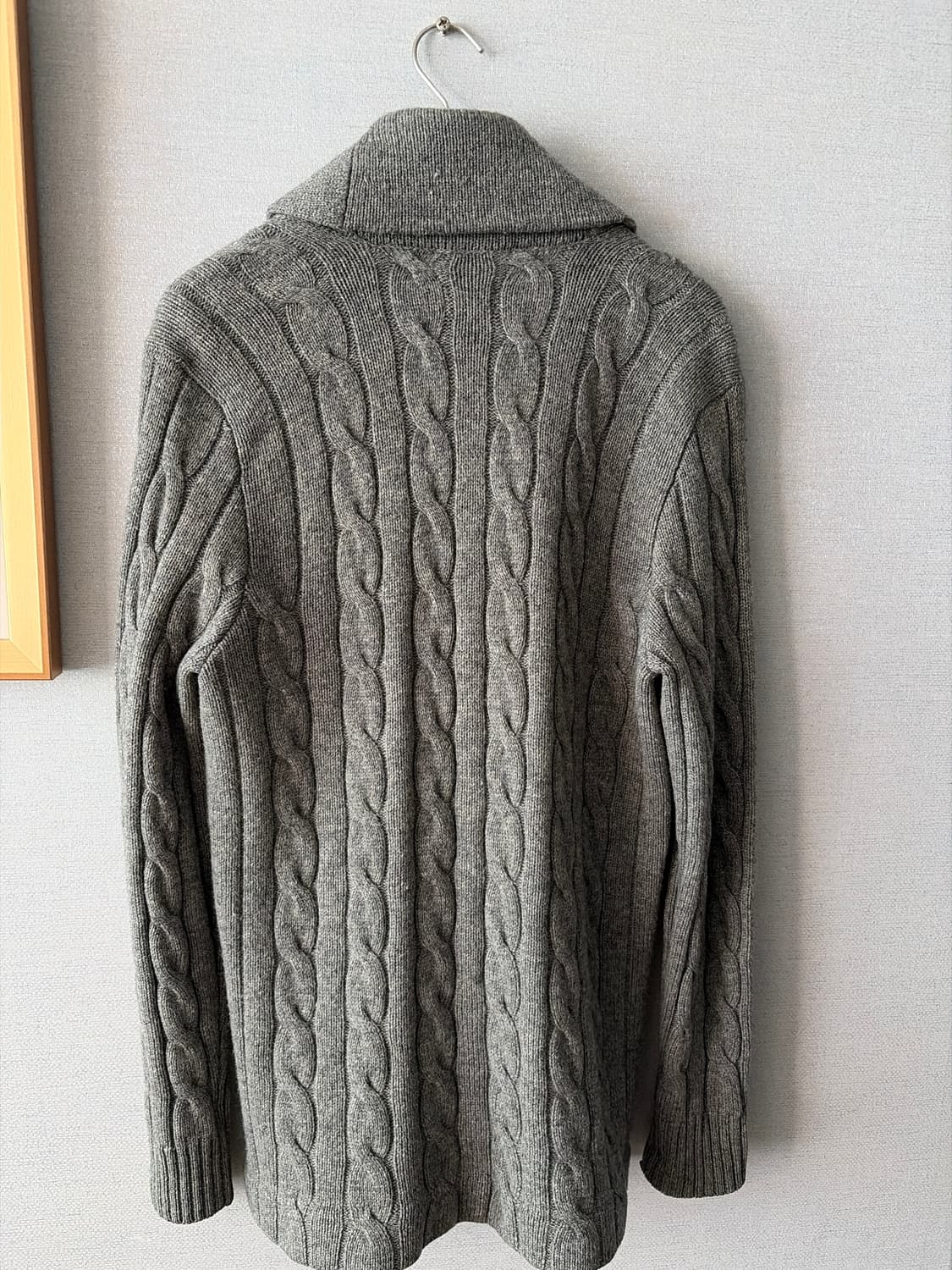 폴로 랄프로렌 숄카라 케이블 가디건 L 상품이미지3