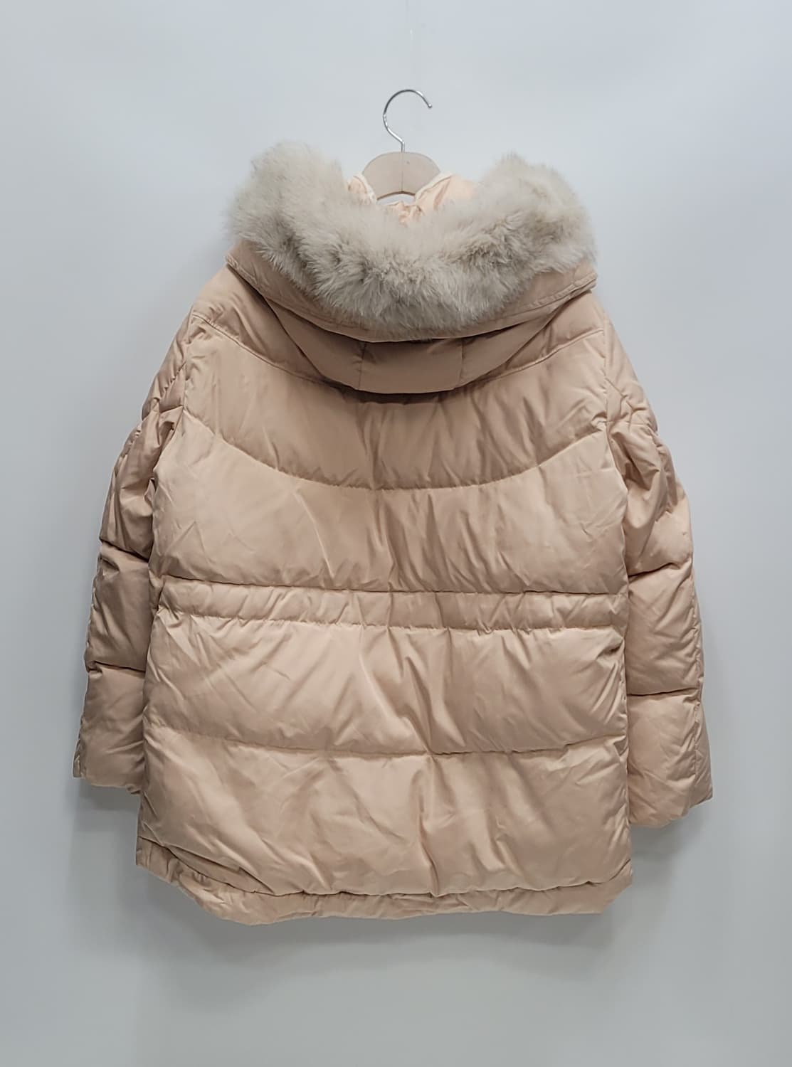 ZISBUY 20FW 지스바이 폭스퍼 다운 패징 / 여 95 핑크베이지  상품이미지2