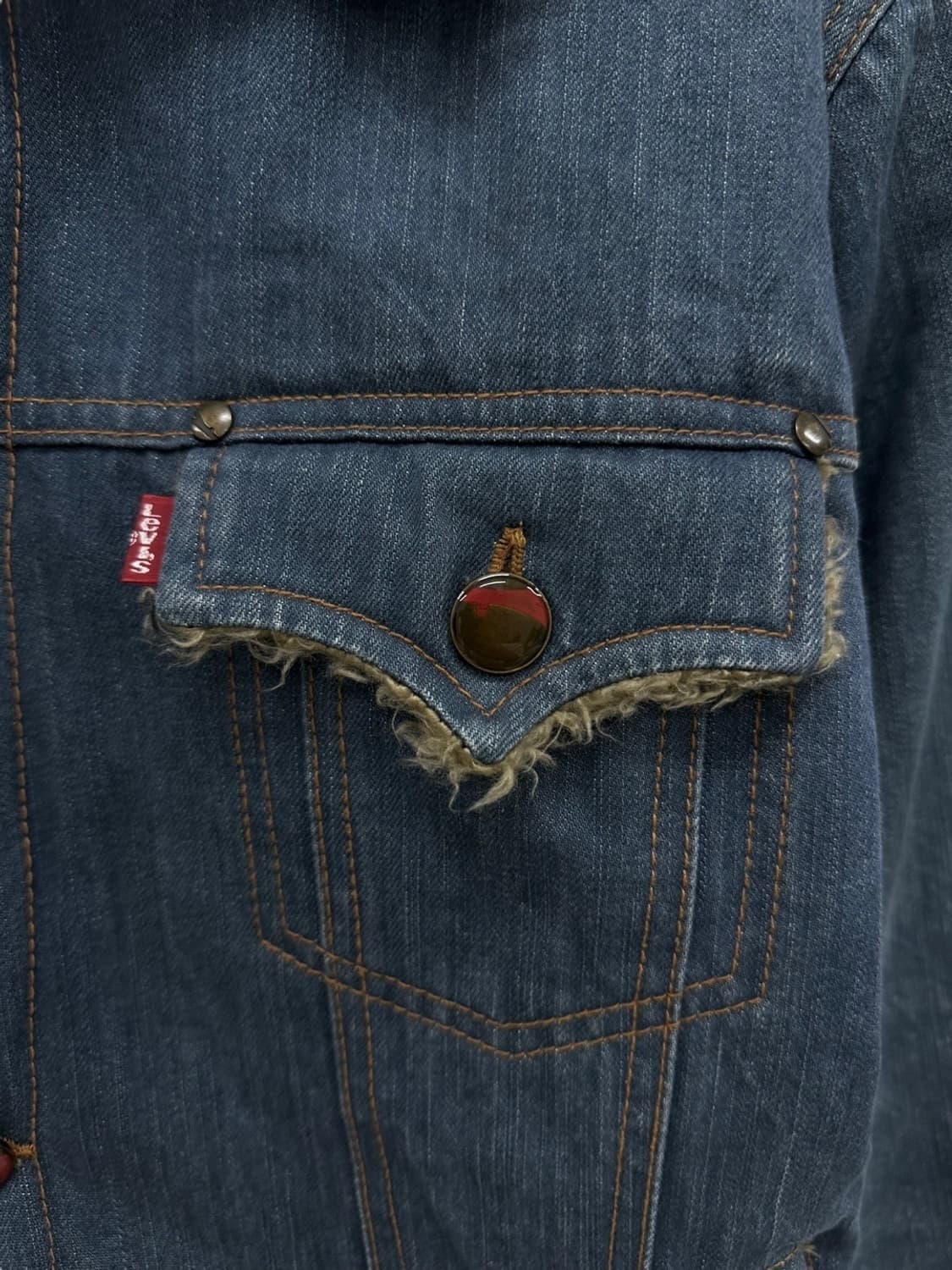 리바이스 엔지니어드 쉐르파 데님자켓 (L)  상품이미지4