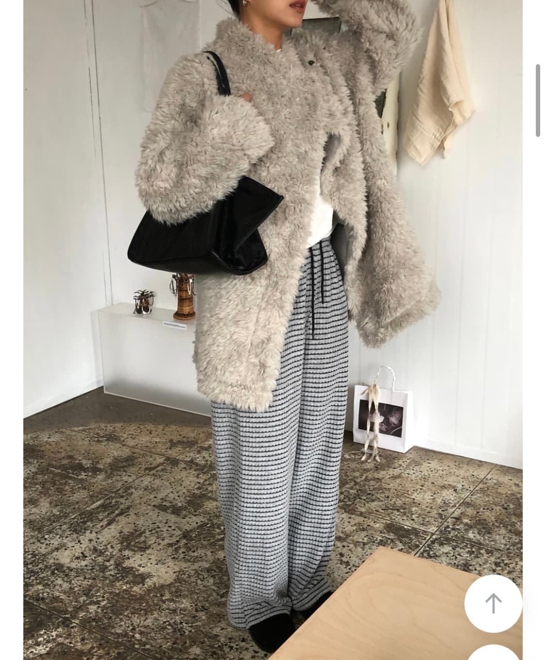 피븐 베어 하이넥 퍼자켓 상품이미지3