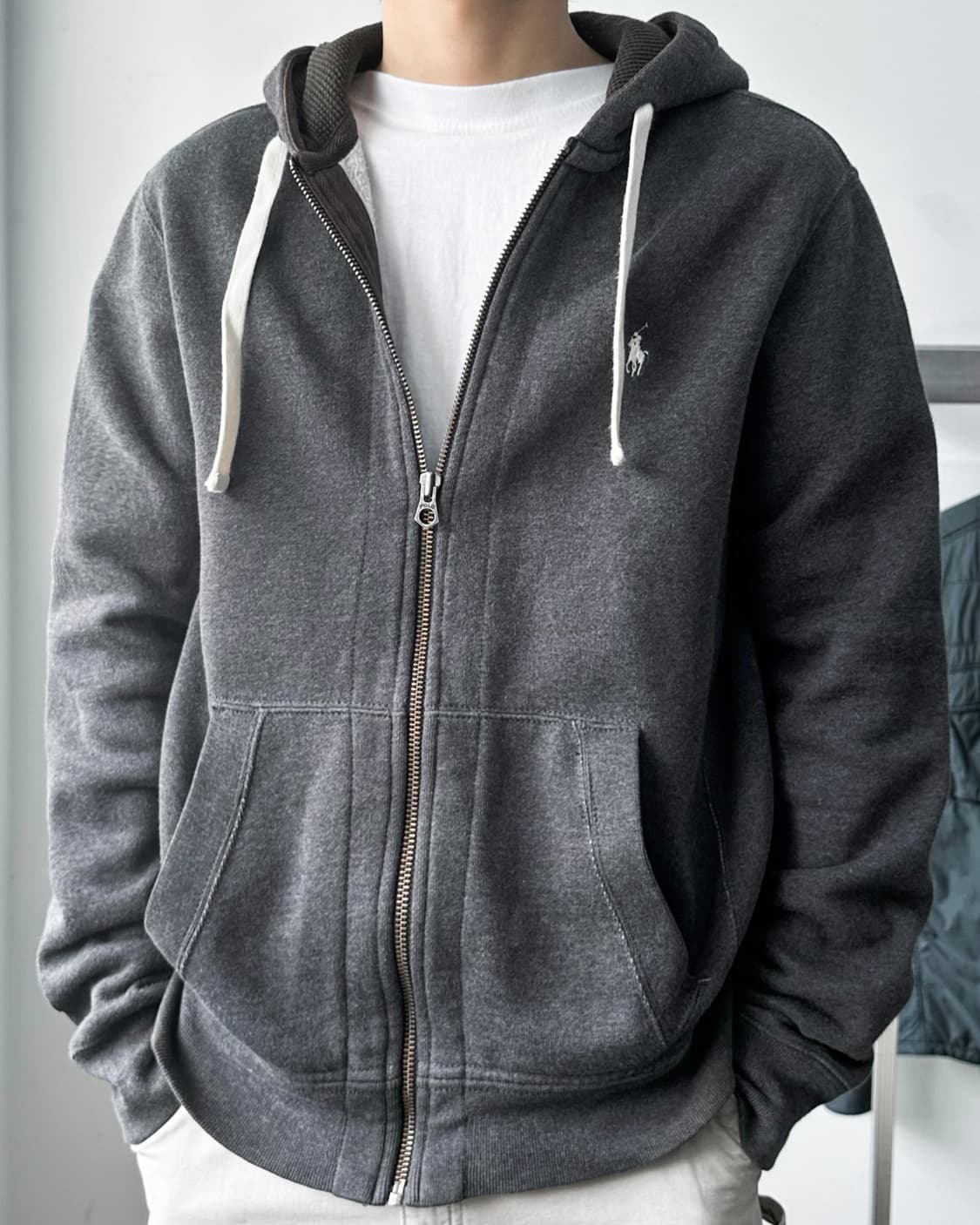 폴로 랄프로렌 베이직 포니 써멀 후드집업 상품이미지2