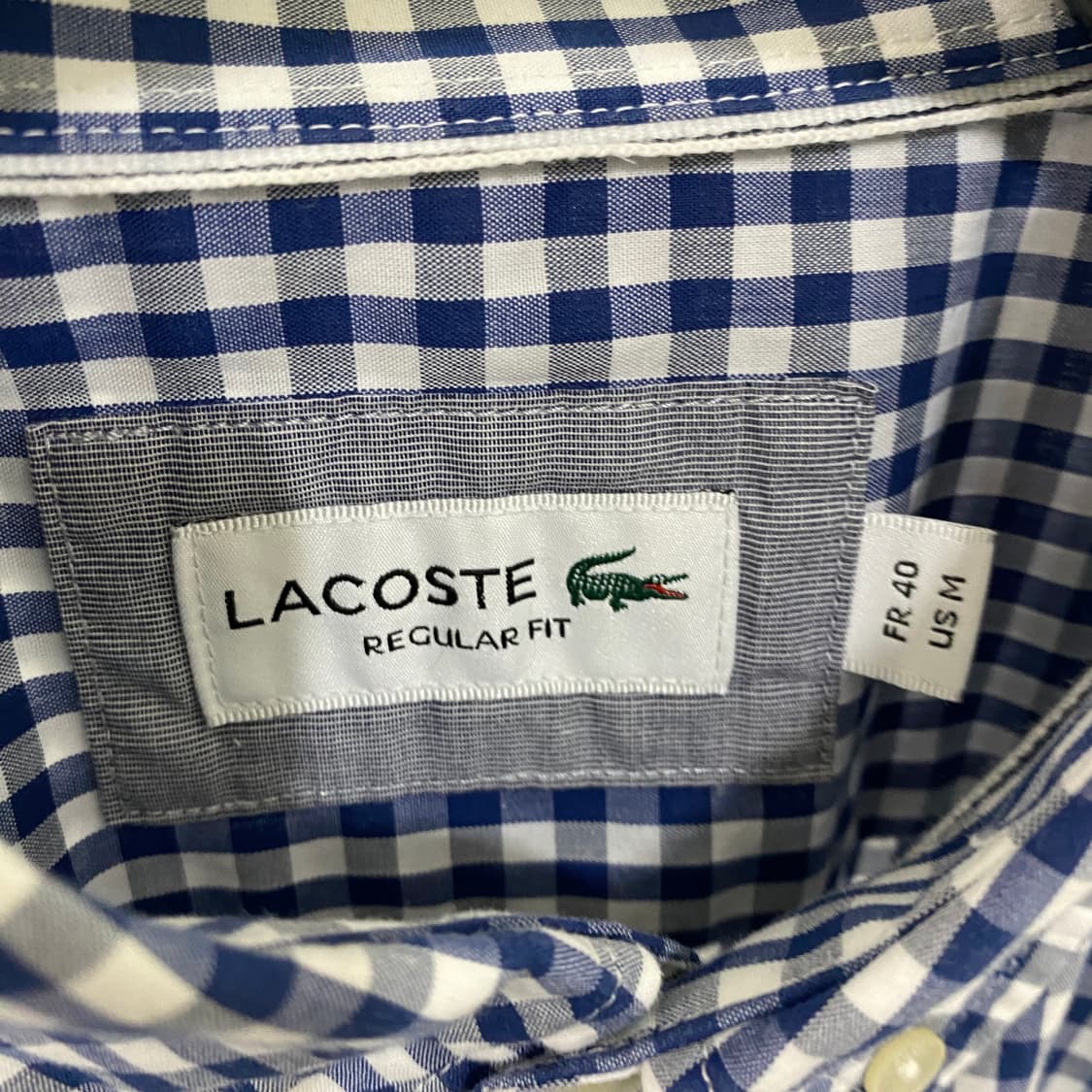 빈티지 LACOSTE 포켓 로고 셔츠 상품이미지8