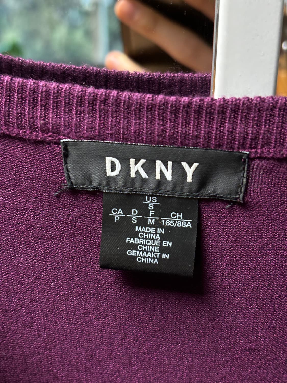 Dkny 마룬 니트 상품이미지5