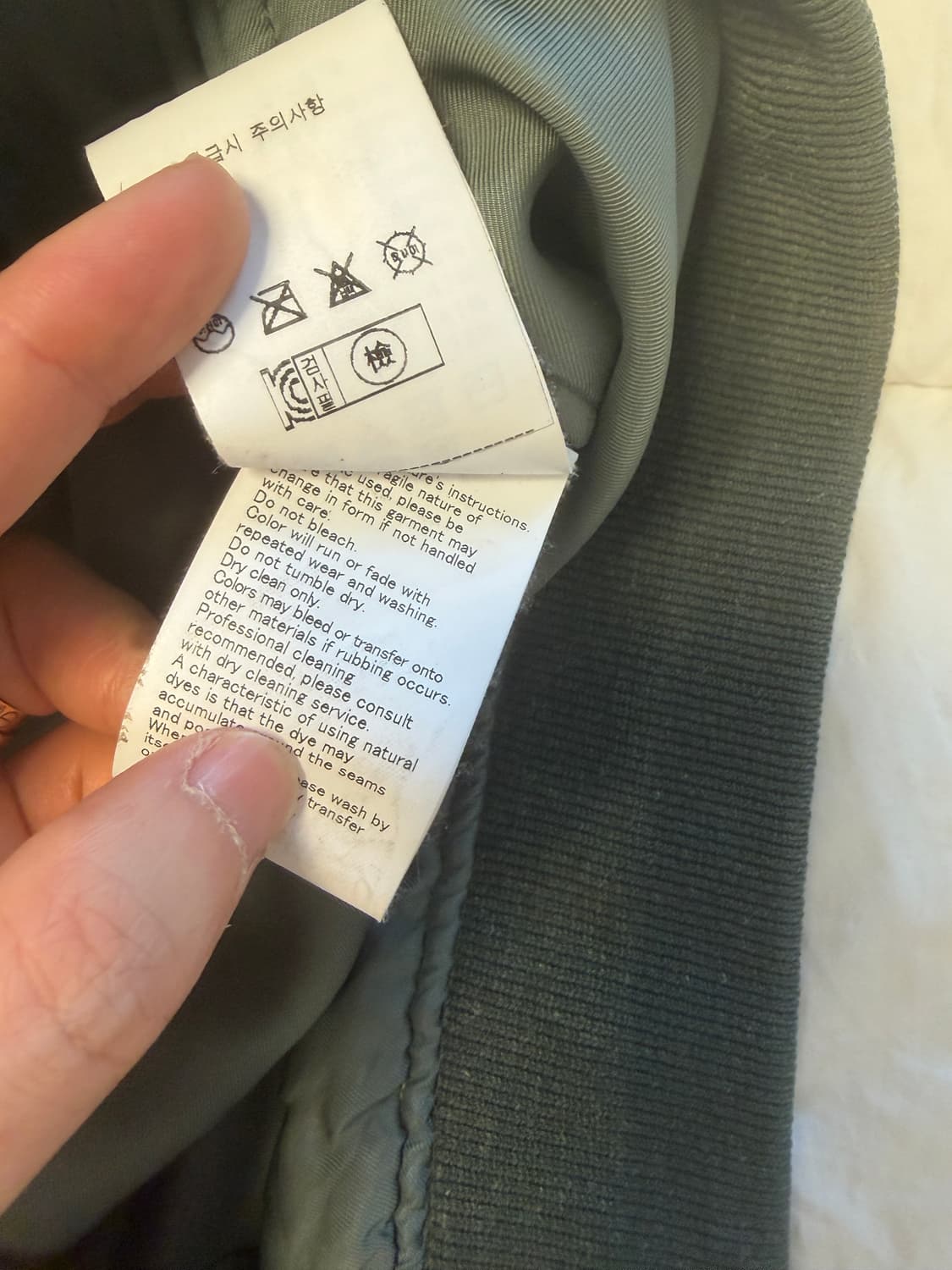 비즈빔 visvim THORSON 자켓 점퍼 올리브 그린  사이즈 5 상품이미지7