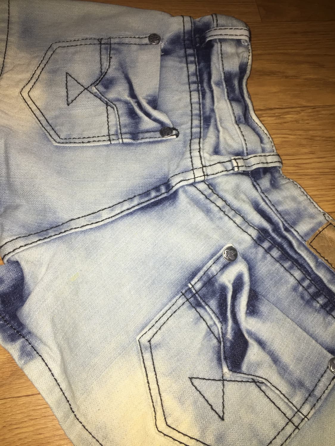 Y2k 워싱 숏팬츠 상품이미지3