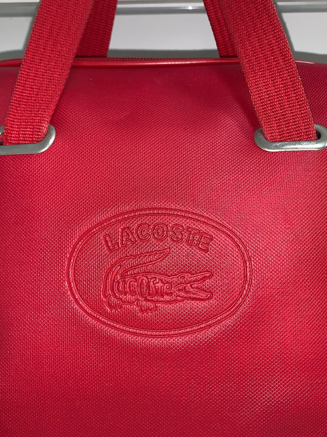 라코스테 레드 토트백 상품이미지2