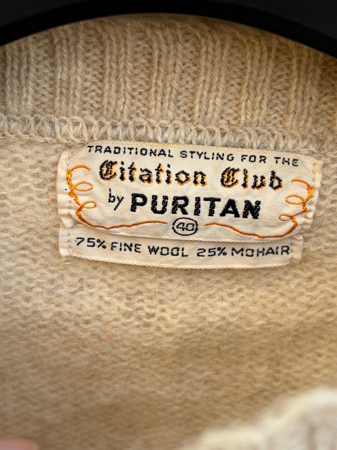 50s Mohair sweater 상품이미지4