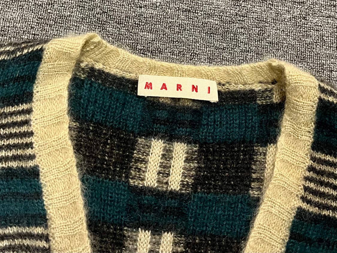 [66~77] 마르니 MARNI 모헤어니트 가디건 42  상품이미지3
