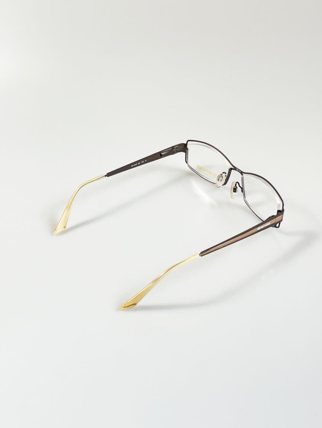 90s BRENDEL 슬림 스퀘어 긱시크 빈티지 안경 상품이미지4