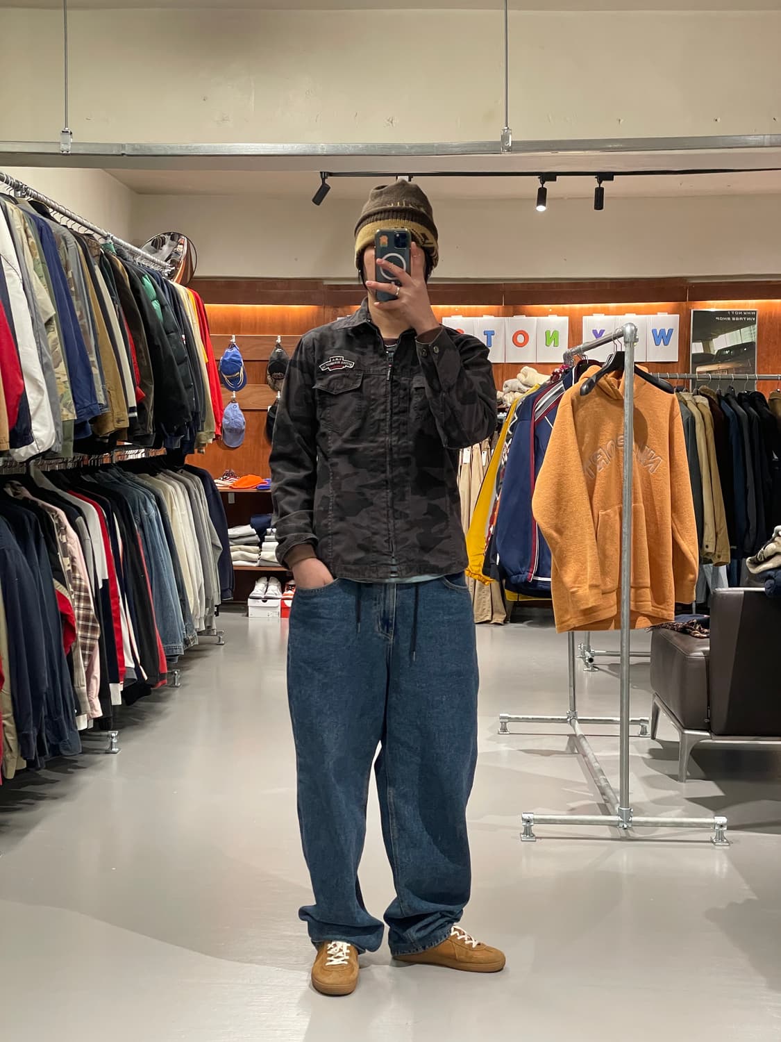 빈티지 카모플라주 자켓 상품이미지2