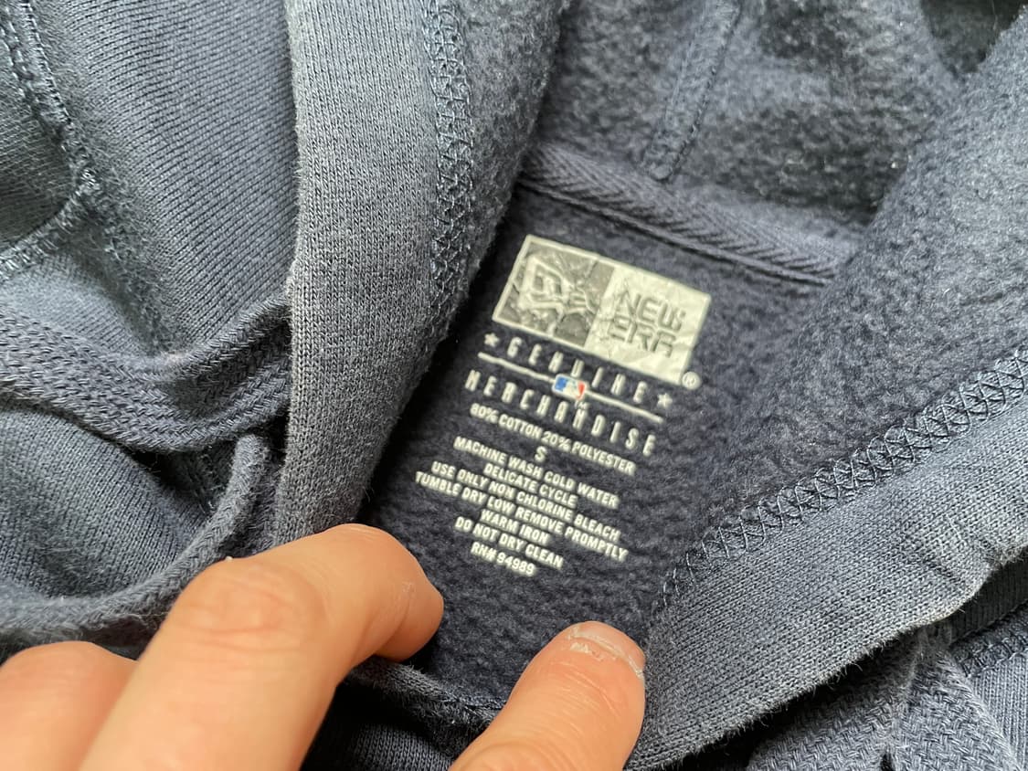 뉴에라 usa 성조기 네이비 후드티 J04113 상품이미지4