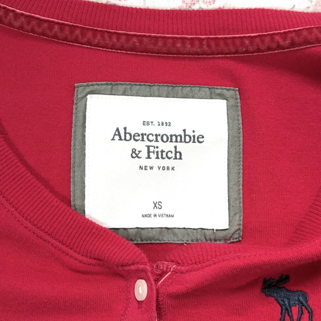 아베크롬비 딱붙 롱슬리브 헨리티 상품이미지2