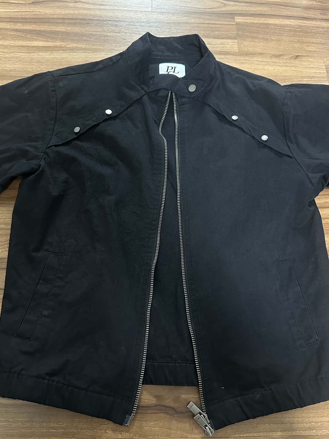 플레이스스튜디오 하이넥 스탠다드 비조 포인트 블루종 집업자켓 상품이미지3