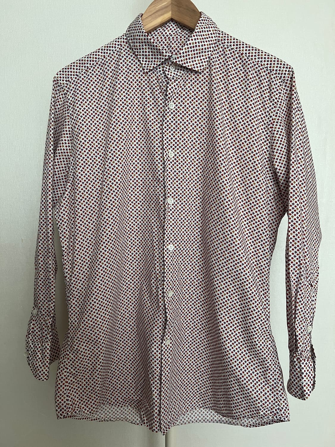 Glanshirt by Slowear Micro-Pattern Shirt 상품이미지1