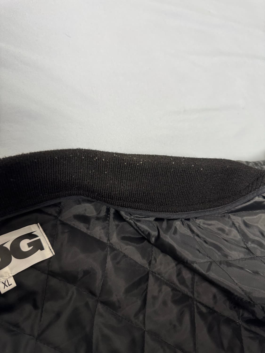 [XL]꼼데가르송 퀄티드 블루종 자켓 상품이미지4