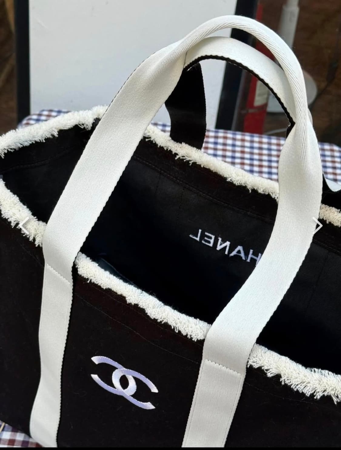 샤넬 뷰티 노벨티 토트백 블랙# 새상품 상품이미지1