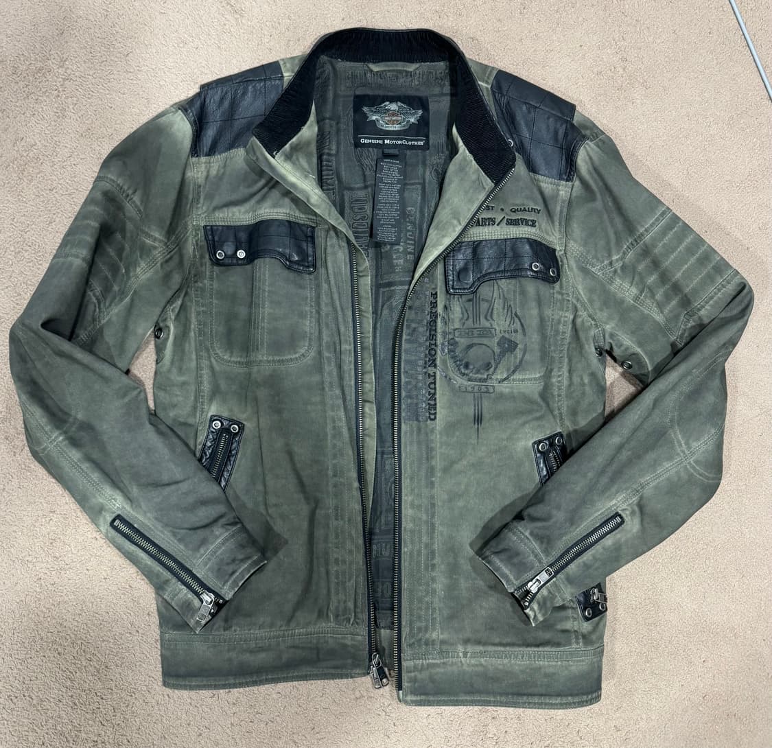 할리데이비슨 카키 자켓 상품이미지1