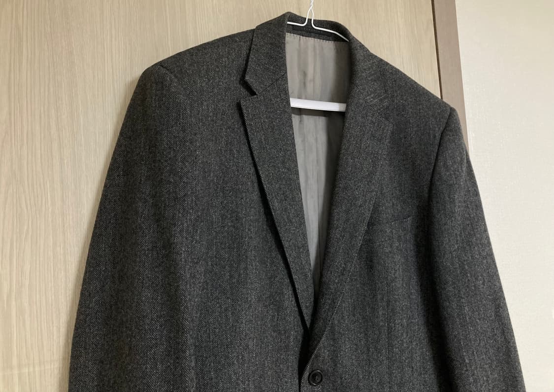 휴고보스 헤링본 자켓 100(48) 판매 상품이미지3