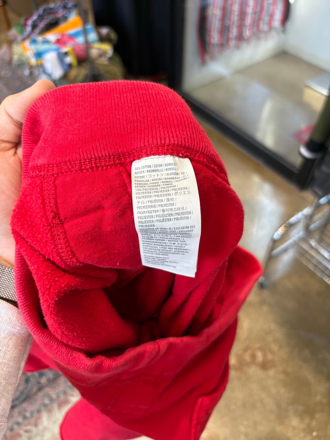 홀리스터 레드 스웻 반바지 상품이미지4