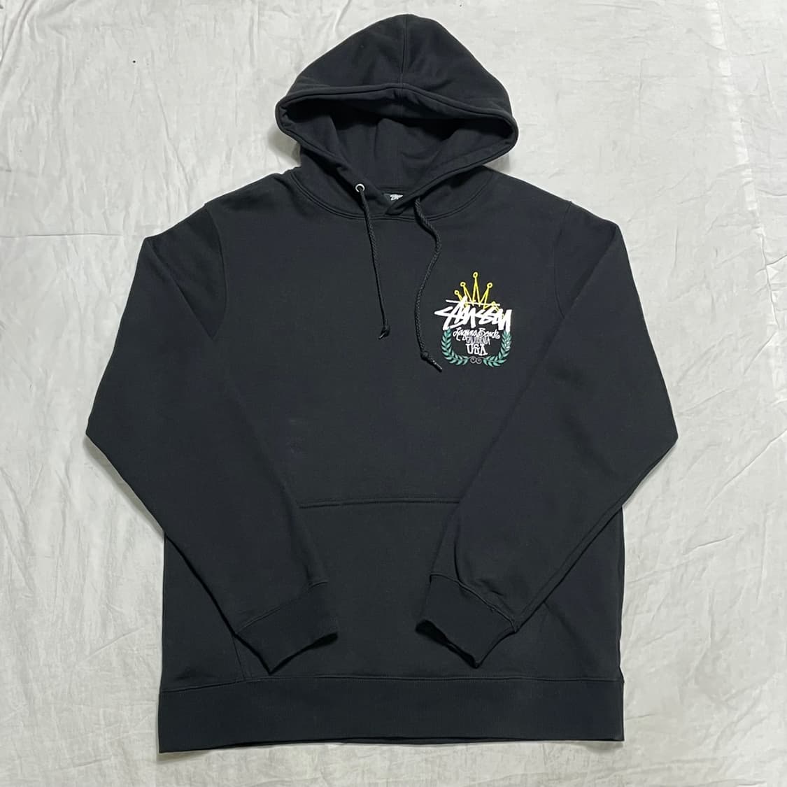 M 스투시 크라운로고 후드티 상품이미지2