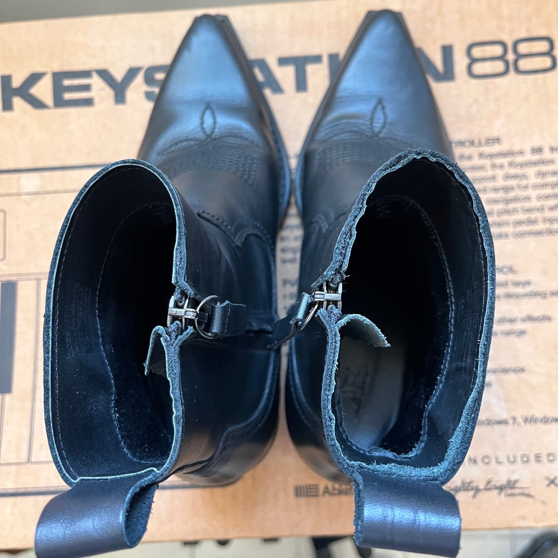 자라 소가죽 카우보이 부츠 255 상품이미지2