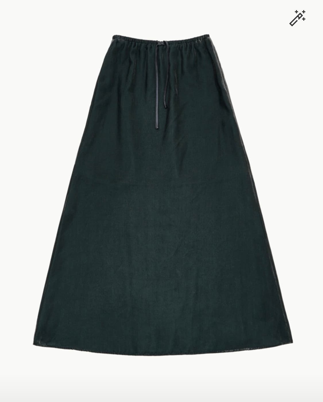 Amomento 아모멘토 맥시 벨벳스커트 다크그린 (0size) 상품이미지2