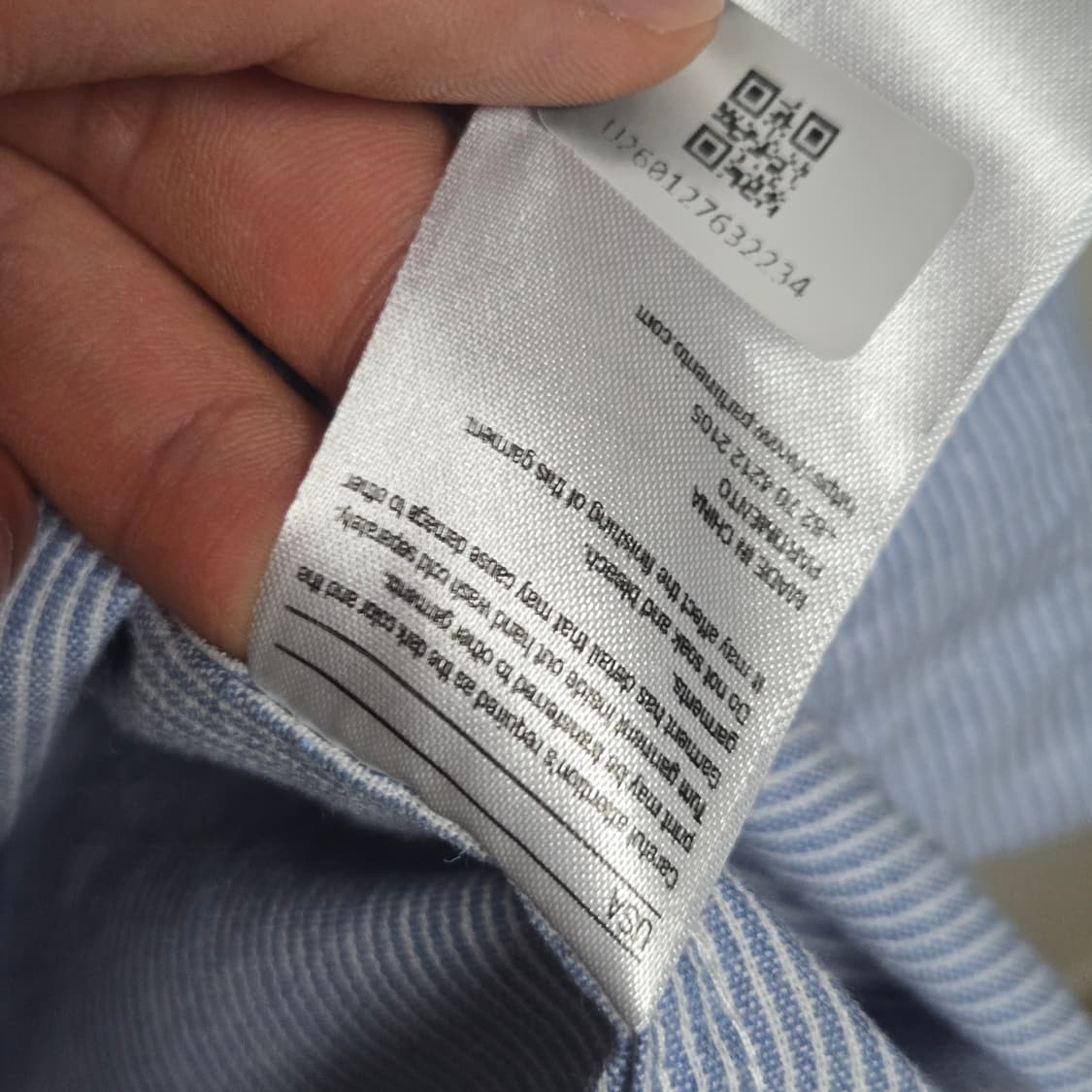 파르티멘토 스트라이프 셔츠/ 남성 셔츠/ 남자 셔츠  상품이미지4