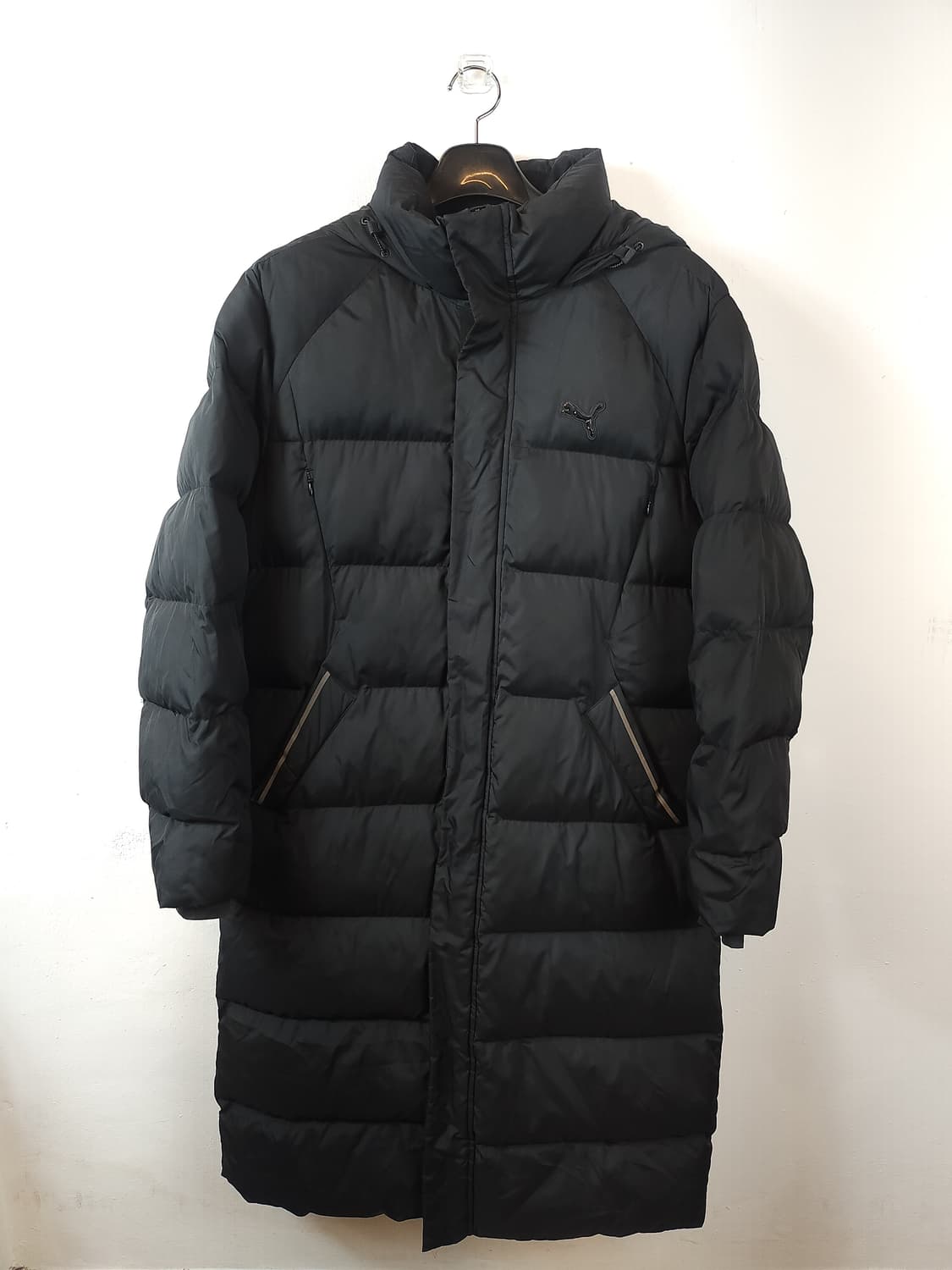 푸마 블랙 발열후드롱패딩 블랙 100 L 상품이미지1