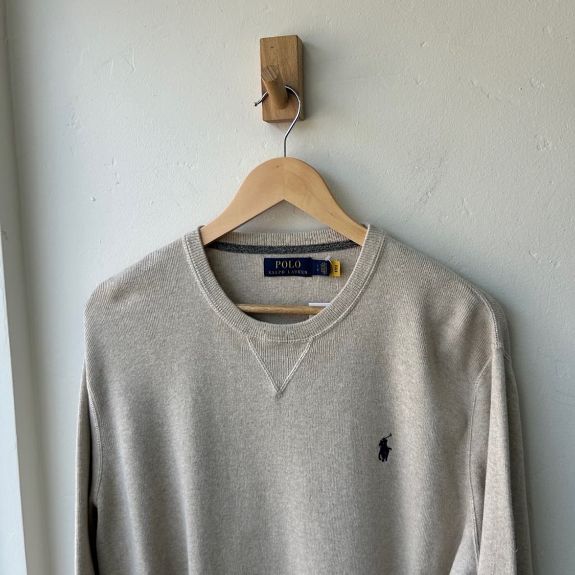 16808 - 폴로 랄프로렌 오트밀 니트  상품이미지1