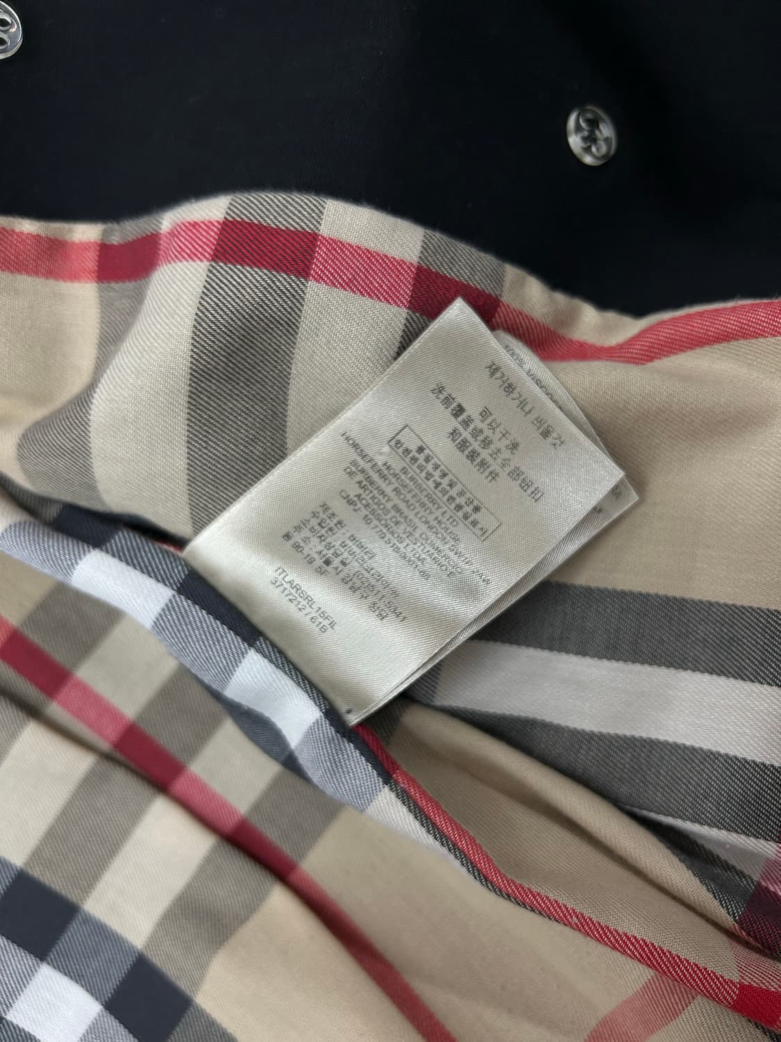 버버리 여성 블랙 트렌치코트(UK6/44~55) 상품이미지8