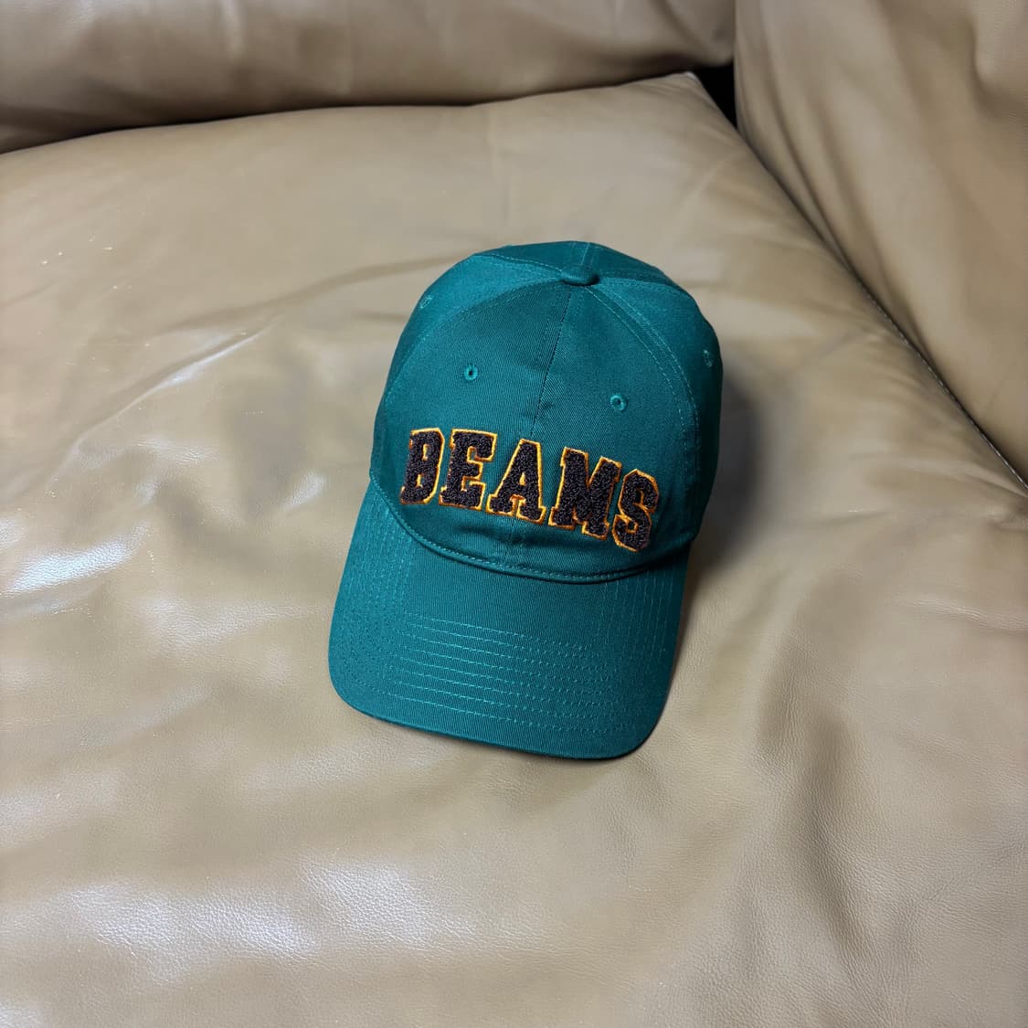 빔즈 빔스 베이직 6패널 볼캡 모자 딥 그린 상품이미지1