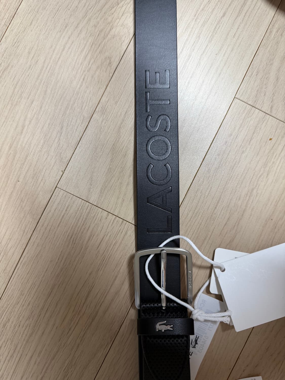 라코스테 남성 소가죽 벨트 블랙 새상품 상품이미지2