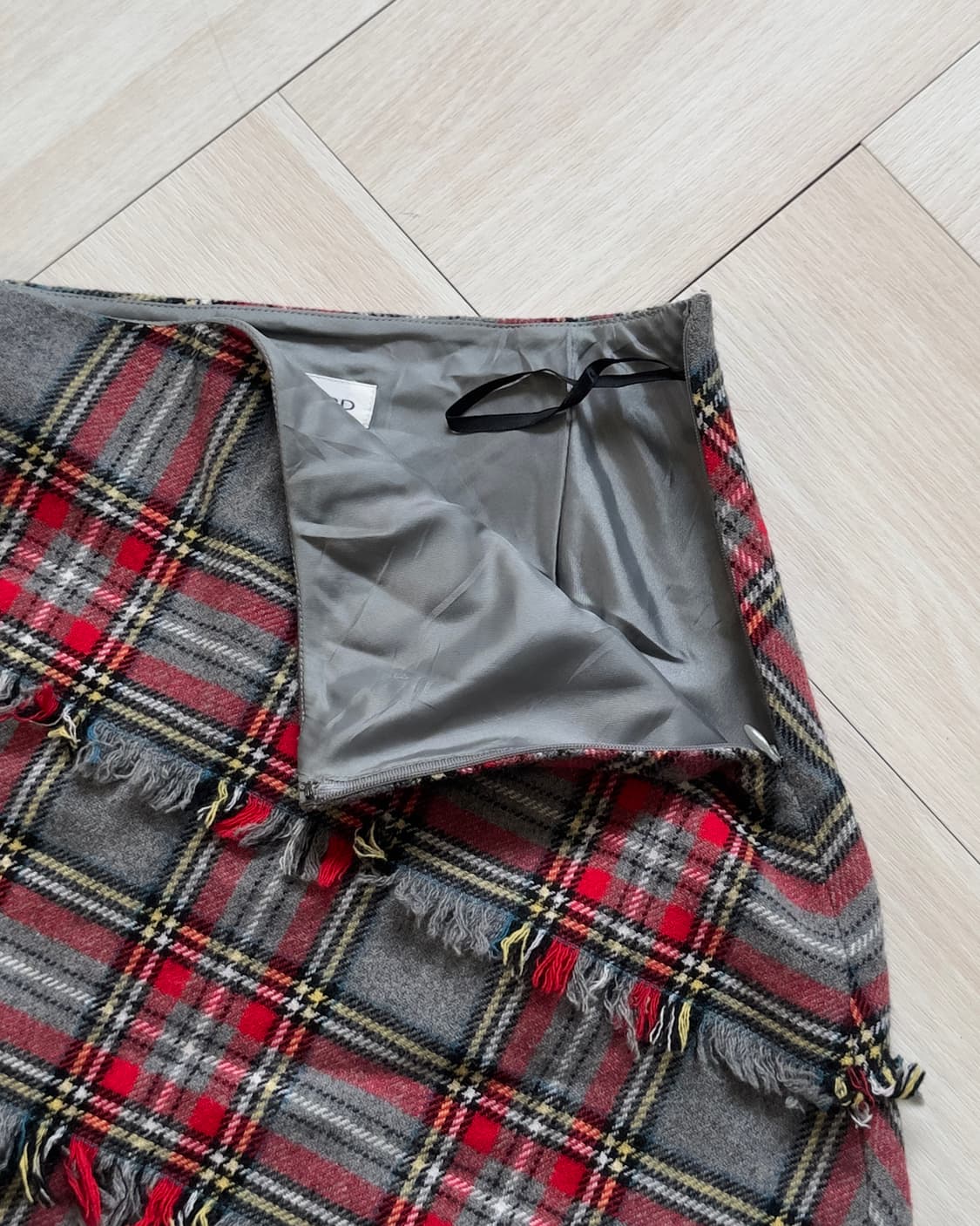 [HARTFORD] Wool 90% Check Skirt 상품이미지4