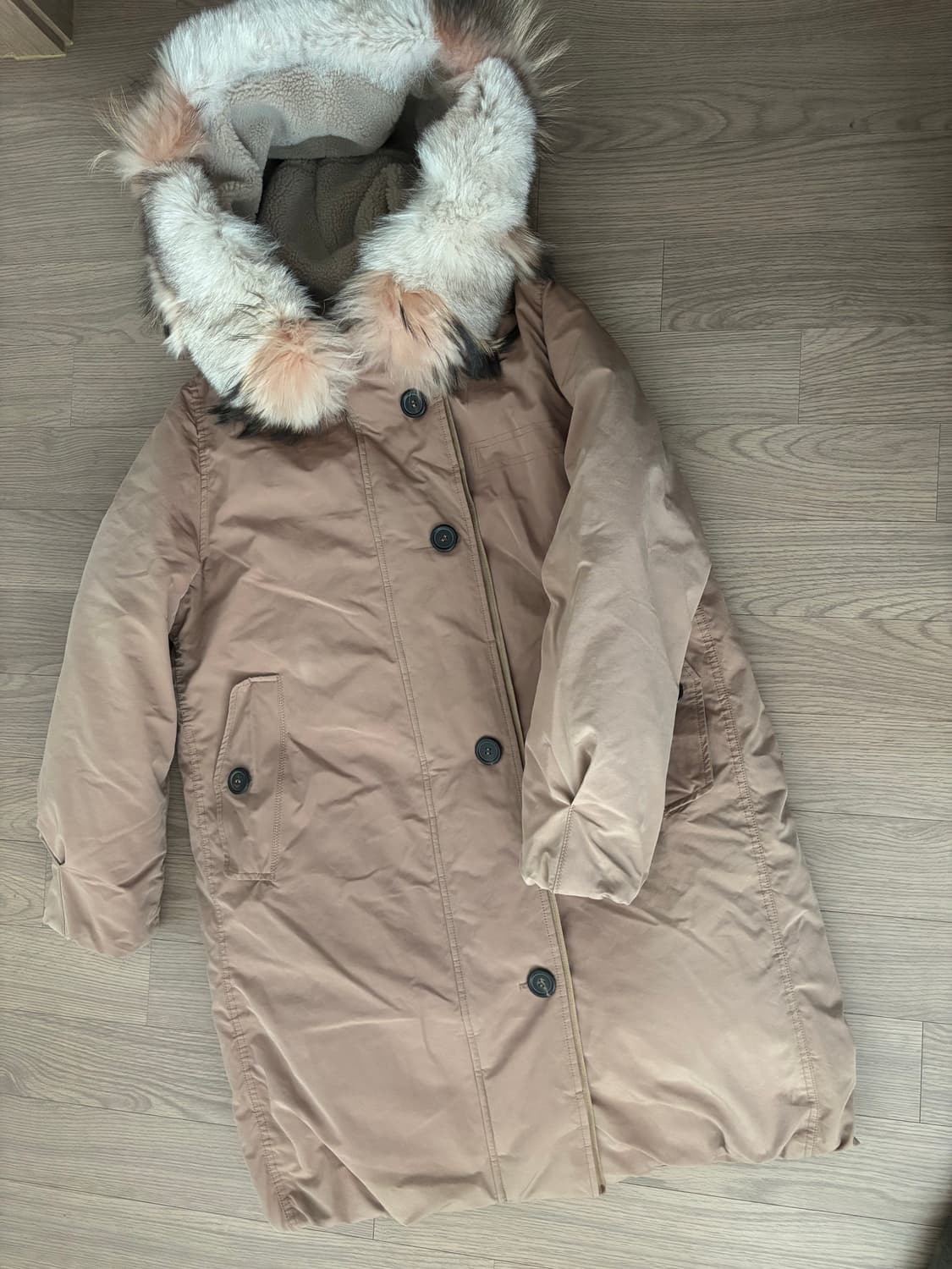 지컷 사가퍼 구스다운 야상패딩 66 캠핑룩 원가 80 상품이미지9