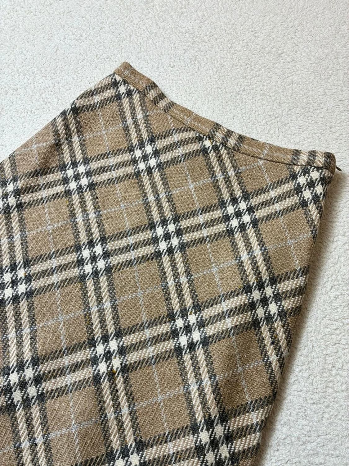 버버리 00's 노바체크 울 스커트 PN6905 상품이미지2