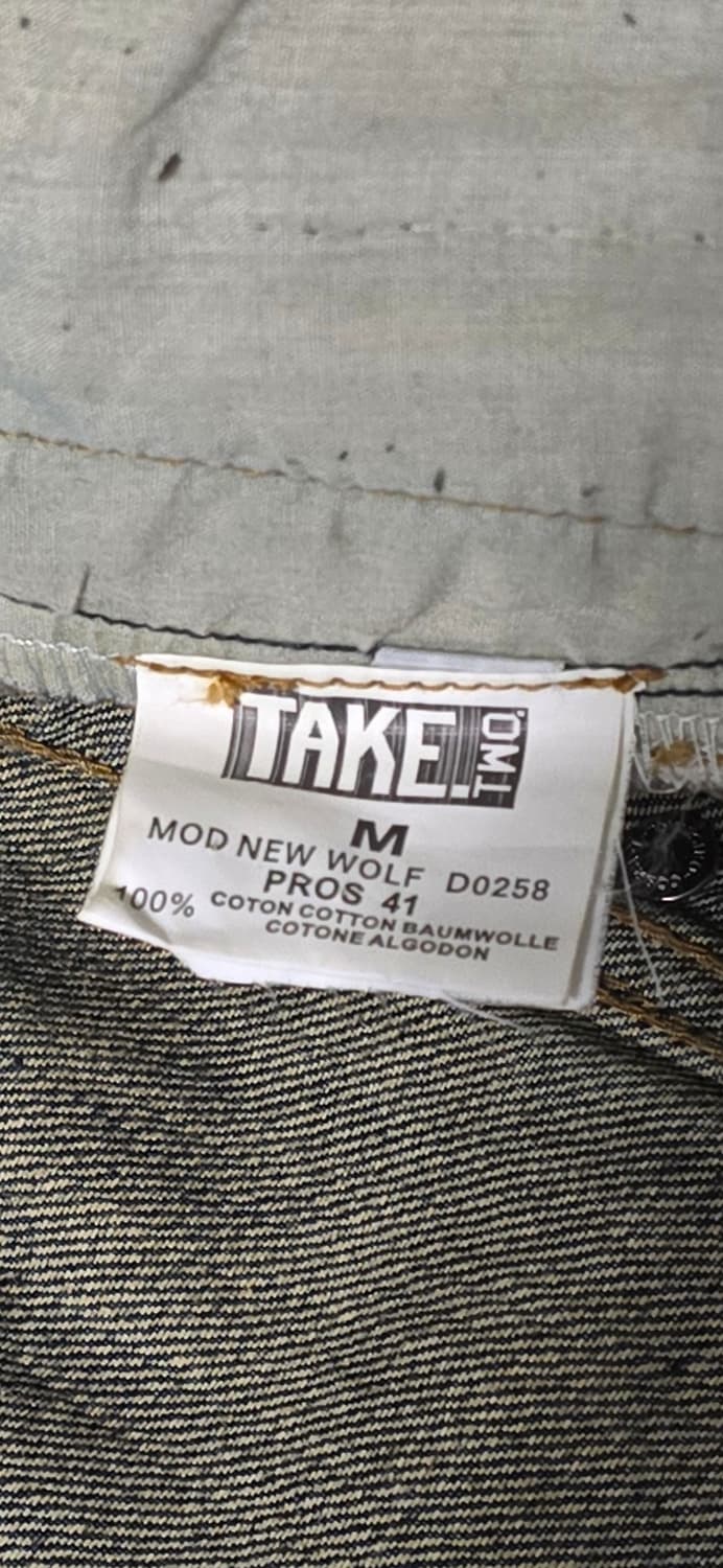 TAKE UPGRADE DEPT. 워싱 데미지 데님 자켓 M 상품이미지4