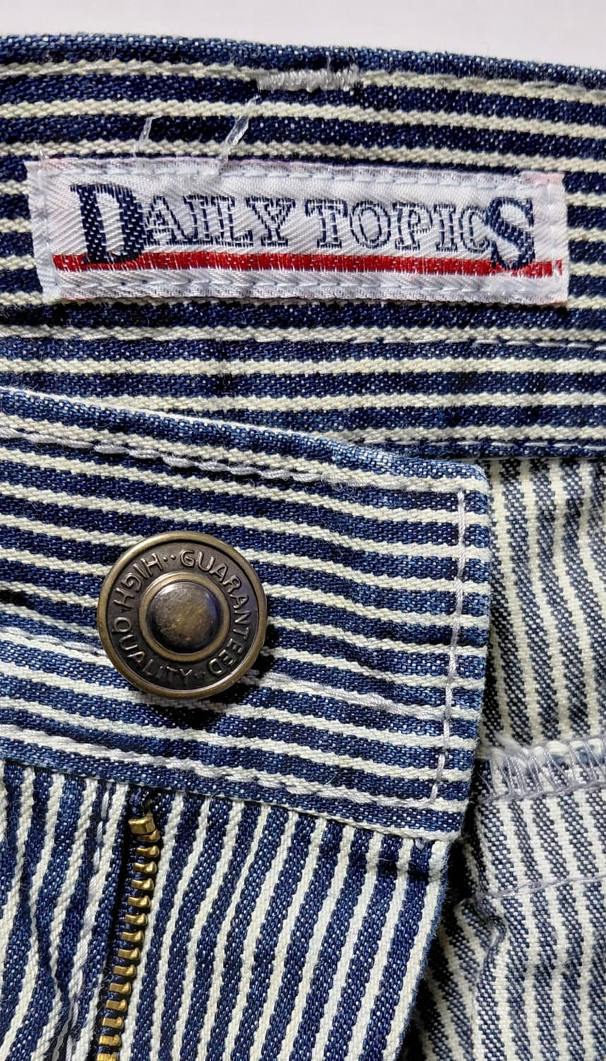 [27-28] DAILY TOPICS 히코리 스트라이프 워크웨어 반바지 상품이미지5