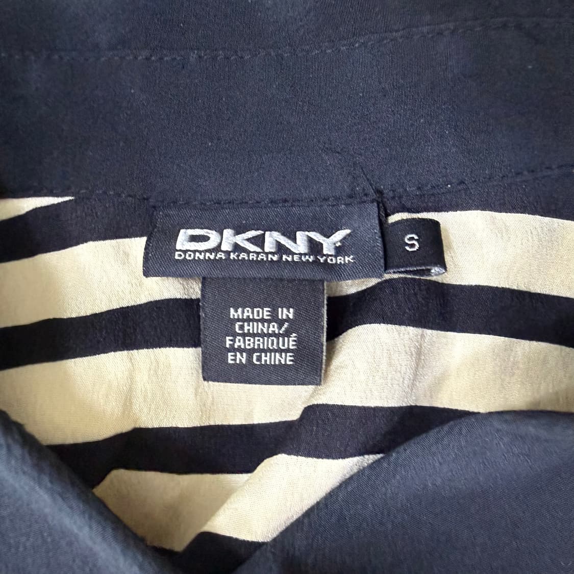 S DKNY 스트라이프 민소매 셔츠 0421T 상품이미지3