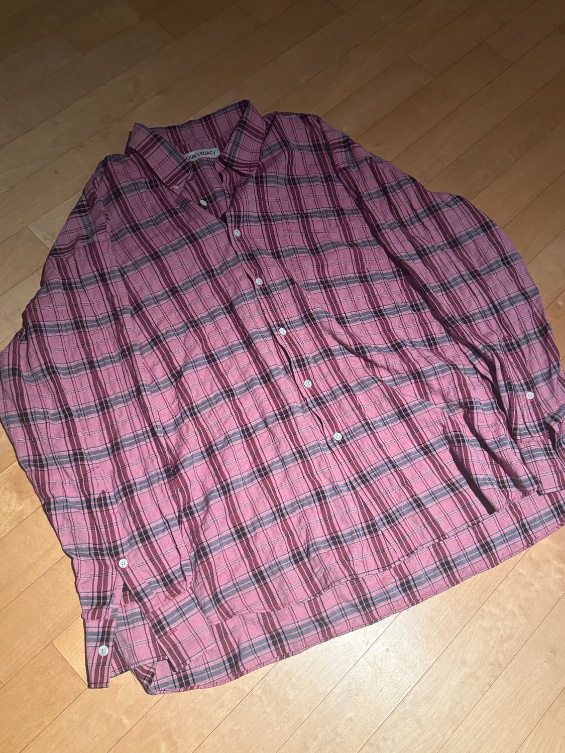 아워레가시 핑크 버로우드 셔츠 52 상품이미지2