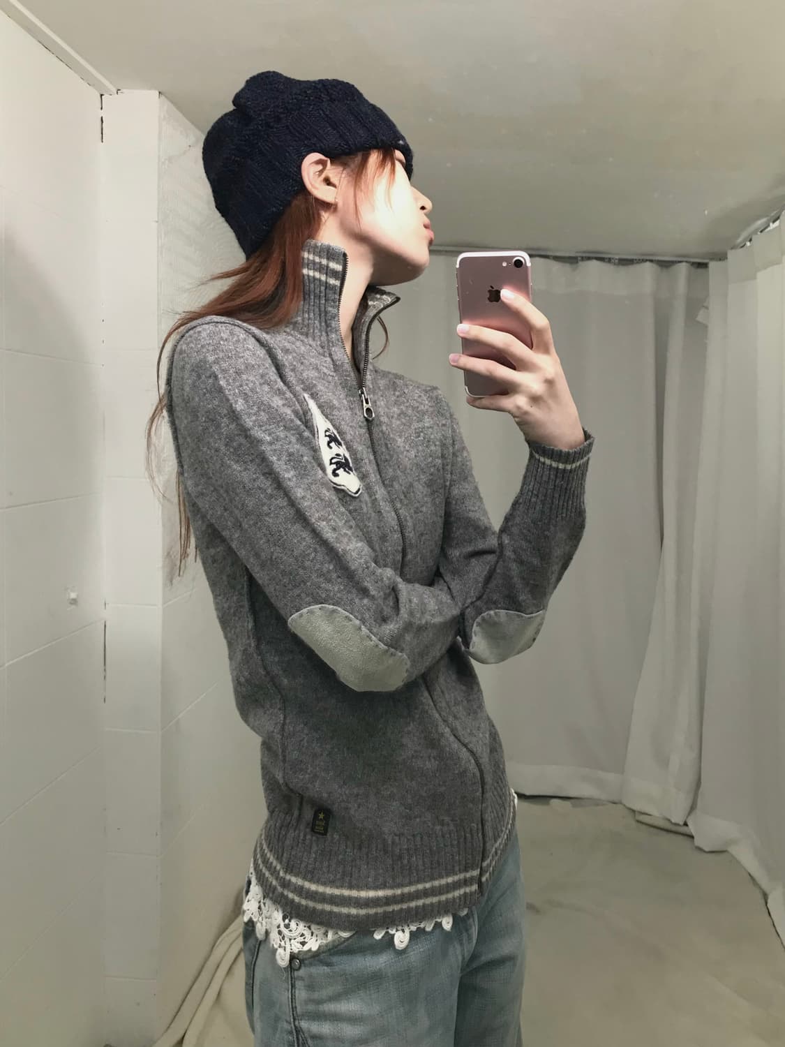 스카치 앤 소다 와펜 그레이 니트 집업 상품이미지2