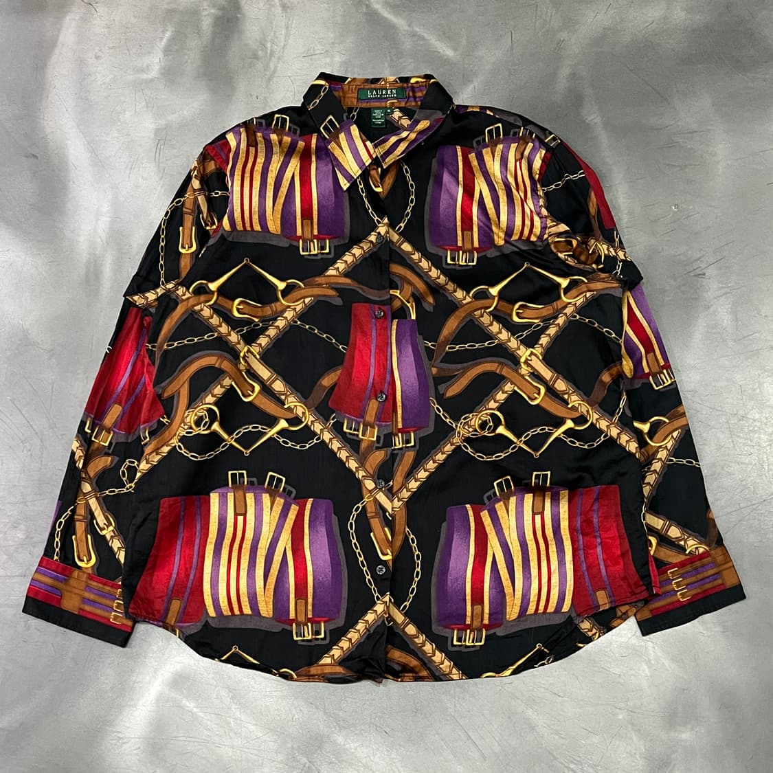  랄프로렌 풀 프린팅 코튼 셔츠 y14785 상품이미지1