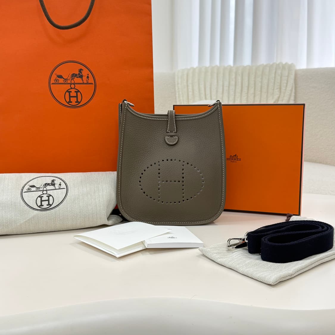 (당일출고) 에르메스 에블린 미니 에토프 은장 상품이미지1
